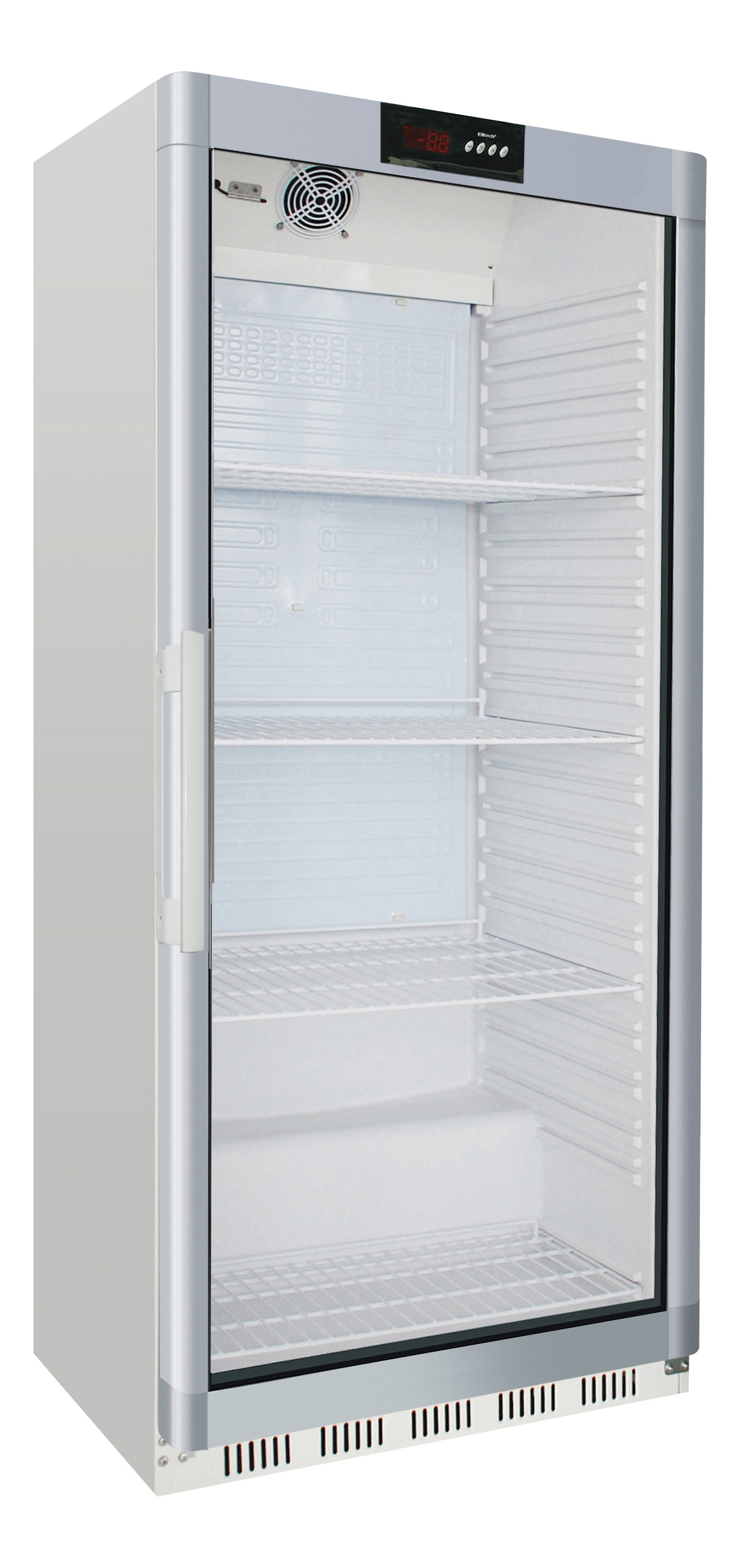 Armoire réfrigérée L2G blanche porte vitrée -18/-24°C pour CHR