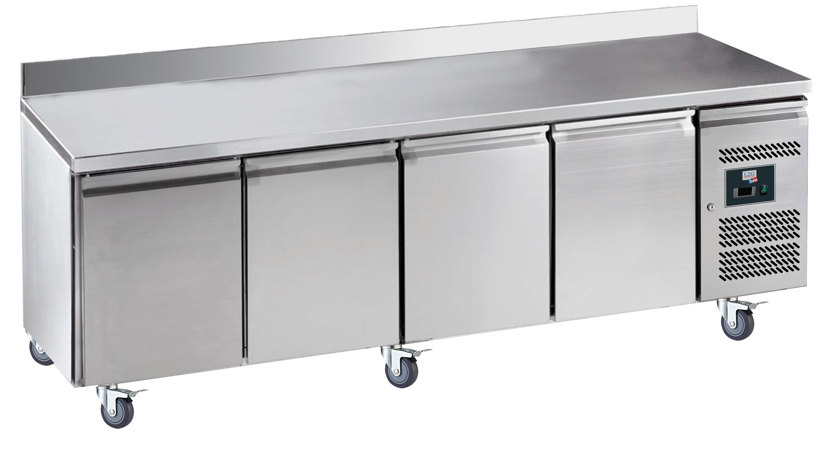 Desserte Réfrigérée Inox L2G -2/+8°C | Capacité 616L | 4 Portes