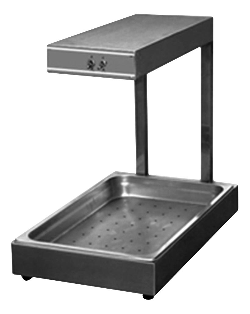 Chauffe-frites infrarouge L2G GRFFL/S - Bac GN1/1-65 en inox