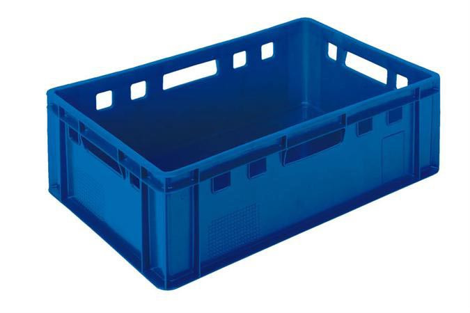 Bac de manutention L2G 600x400 mm HDPE empilable - Qualité alimentaire