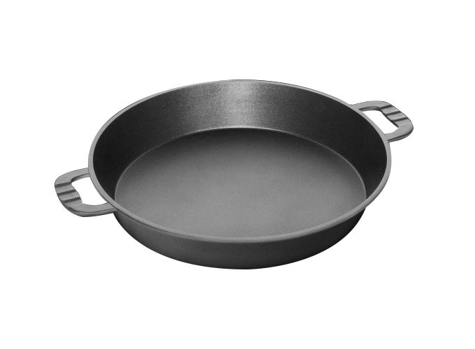 Poêle Géante L2G - Revêtement Platinum Titane 9mm - Cuisine Pro