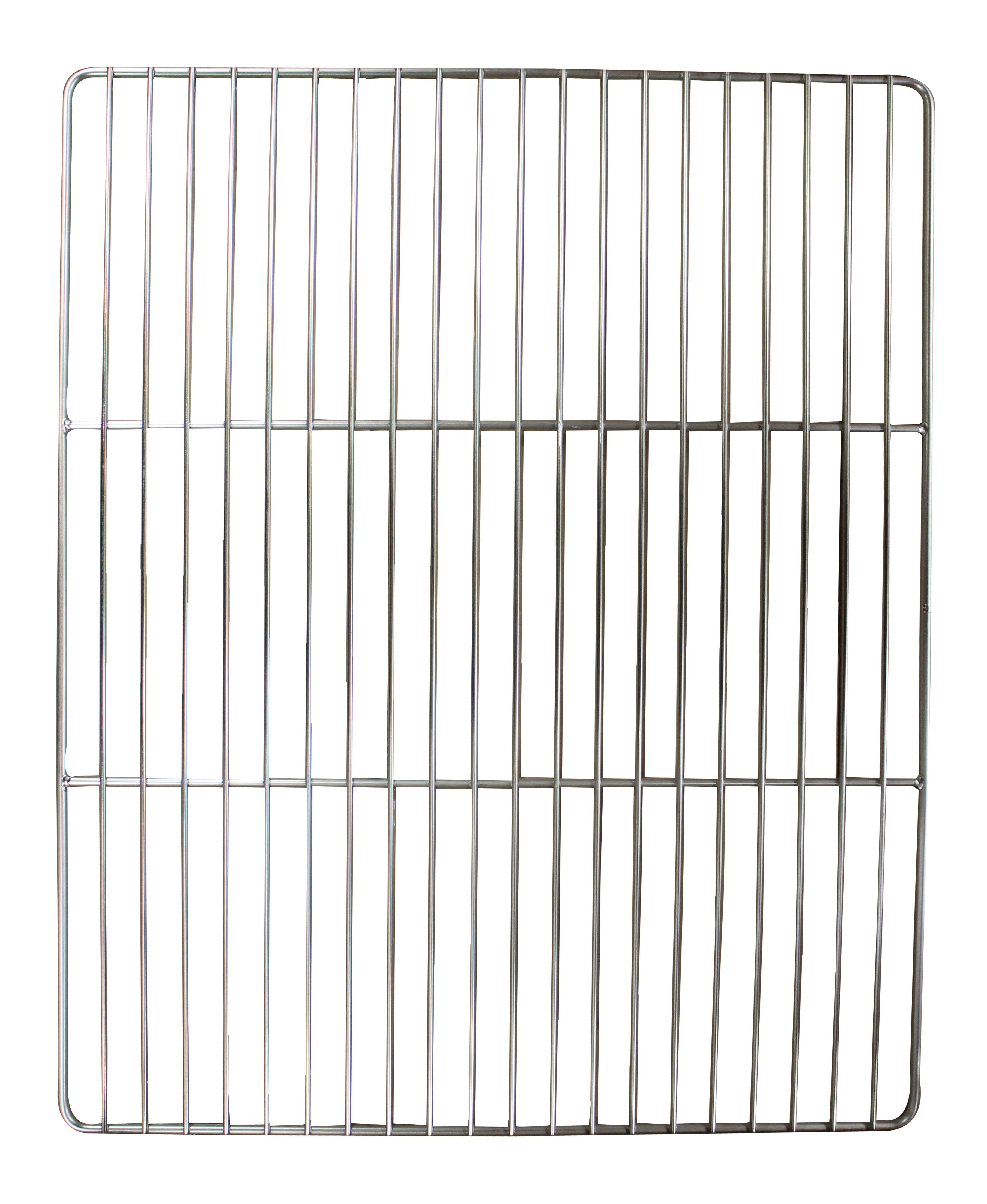 Grille inox GN2/1 L2G - 20 fils de 4 mm pour cuisson professionnelle