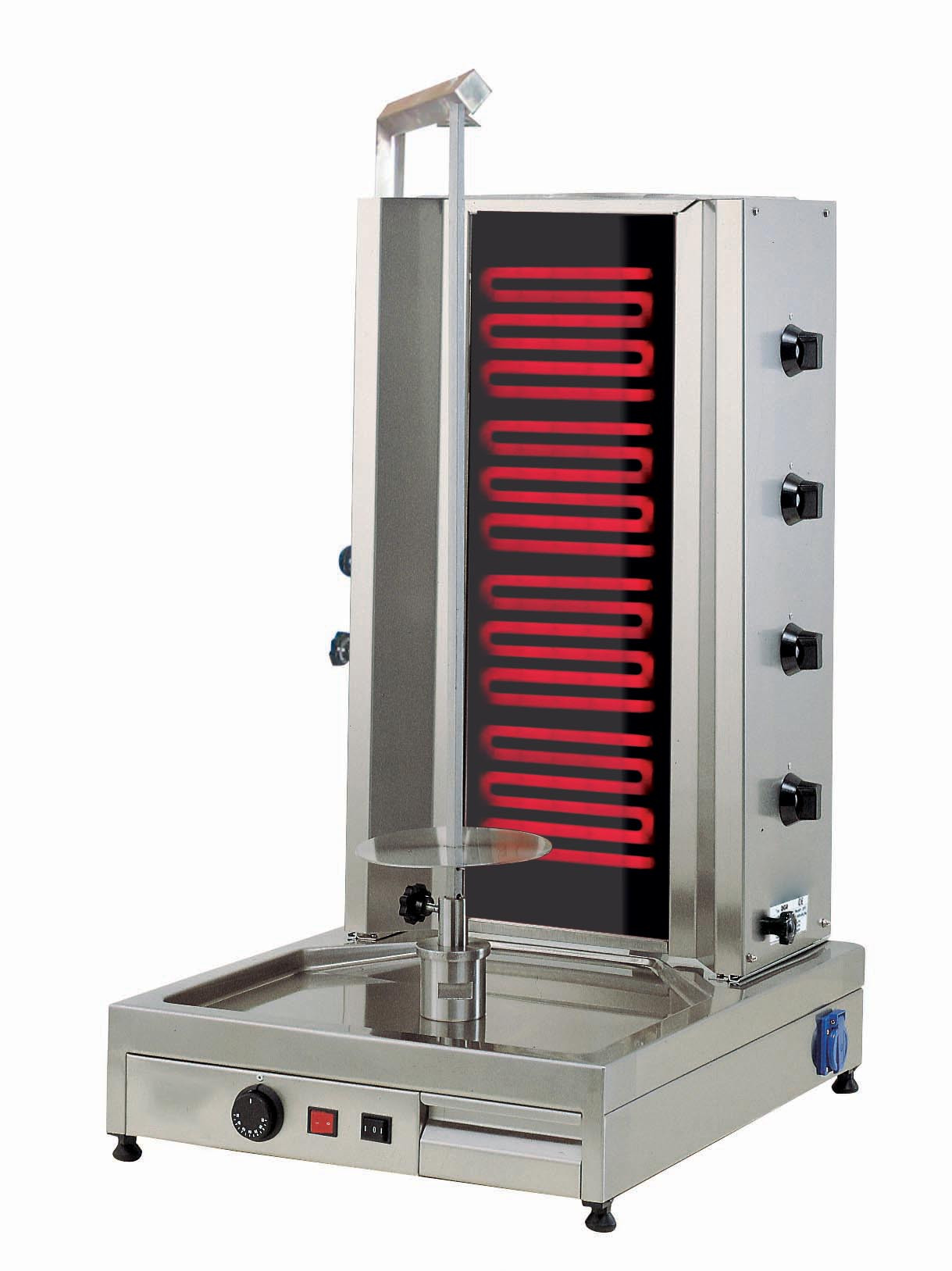 Machine à kebab L2G - 4 zones de chauffe indépendantes - Électrique