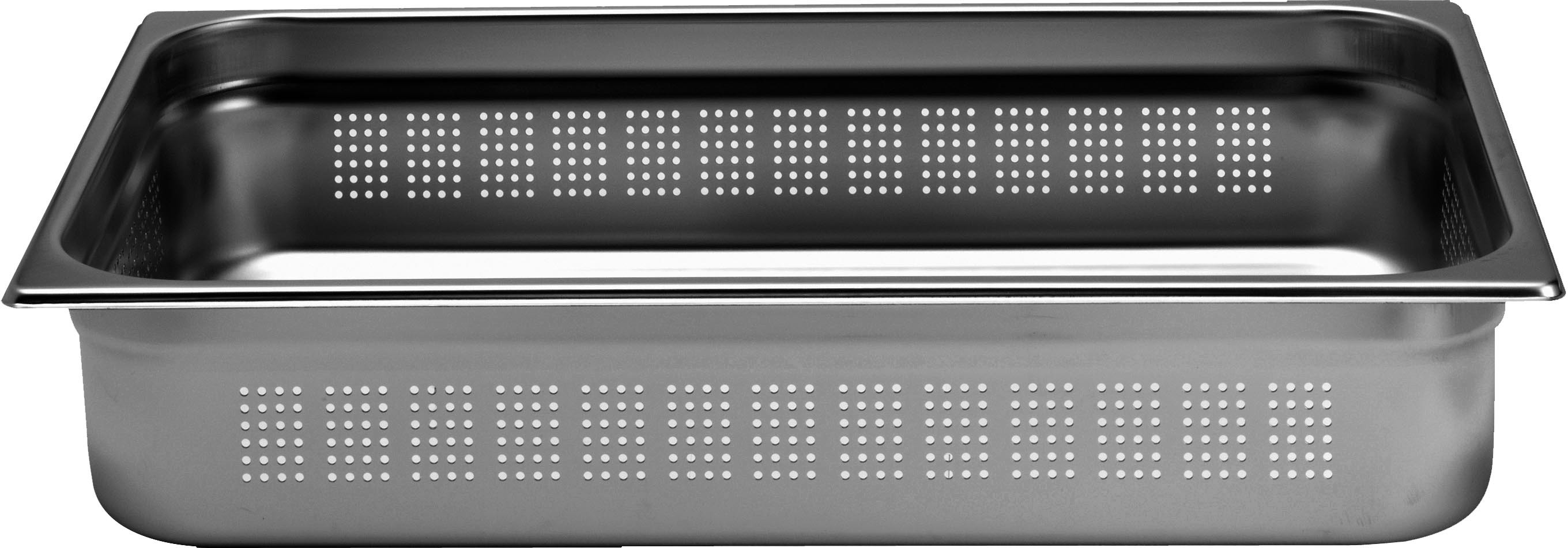 Bac gastronorm inox GN1/1 perforé 100mm - L2G | Cuisine pro