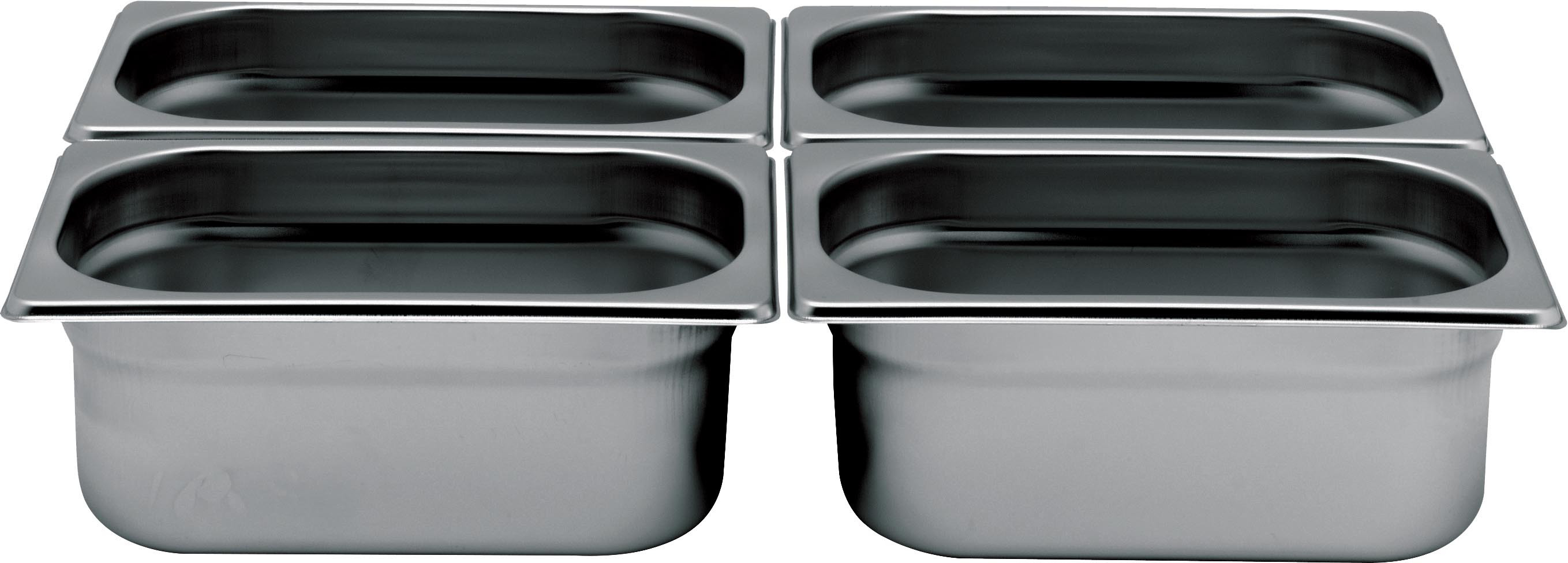 Bac Gastro Inox GN1/4 P-200 L2G - Bac gastronormé en inox AISI 304