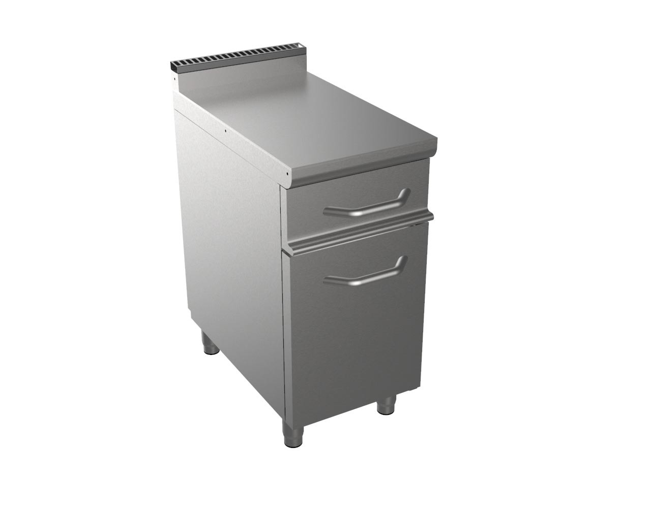 Meuble Neutre Inox 304 L2G - Meuble professionnel 1 porte battante