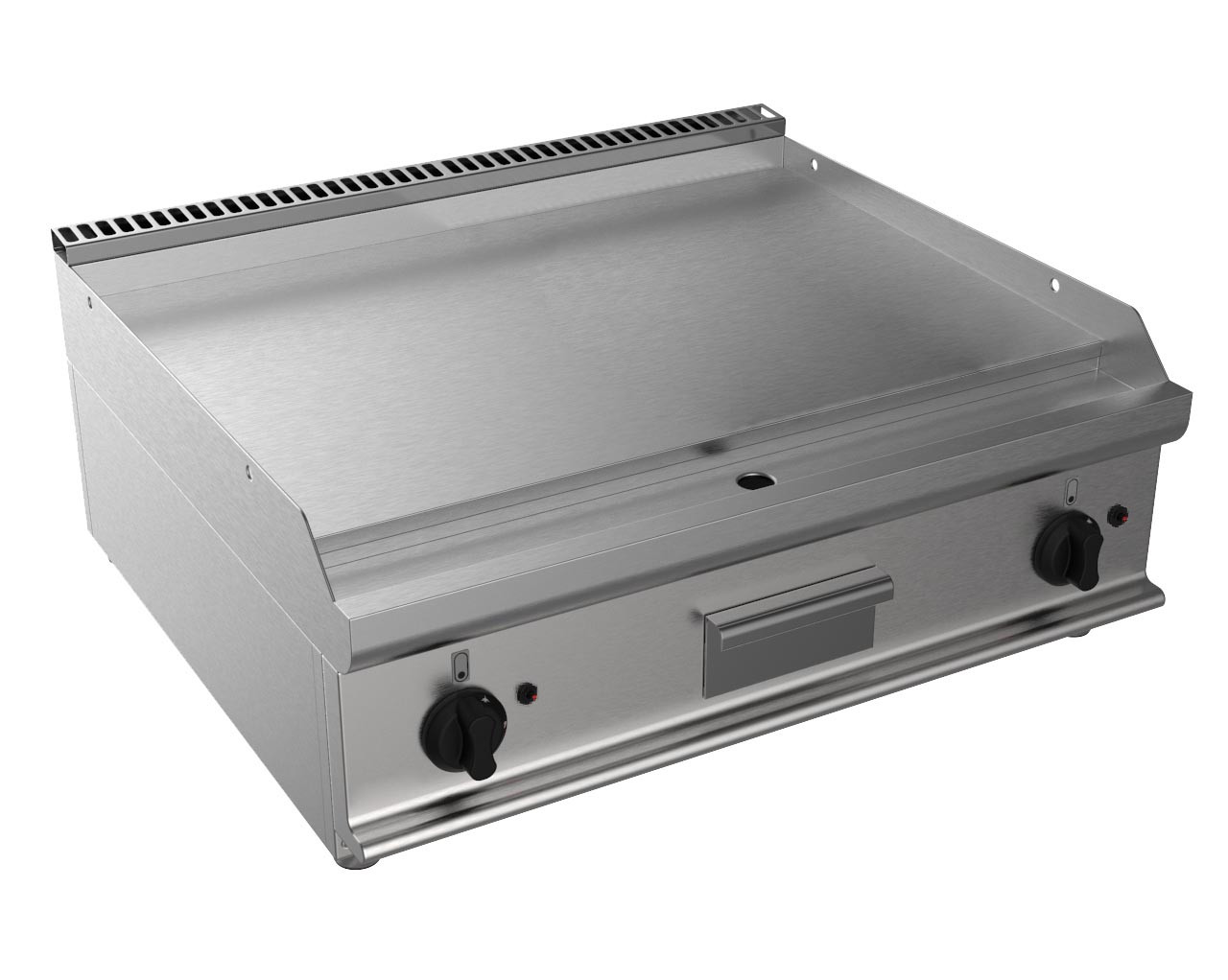 Fry-top gaz L2G - Plaque de cuisson professionnelle inox 12 kW
