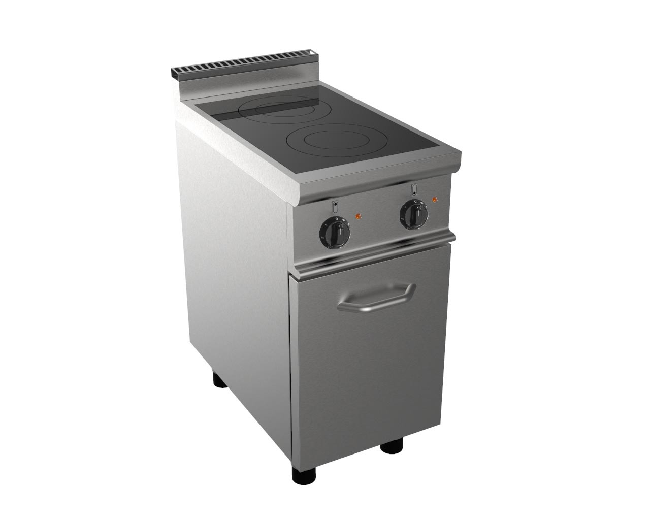 Fourneau L2G vitrocéramique 5 kW - Cuisine professionnelle sur placard
