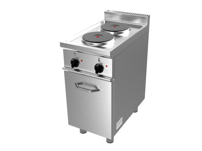 Fourneau électrique L2G 2 plaques inox 304 - Cuisine professionnelle