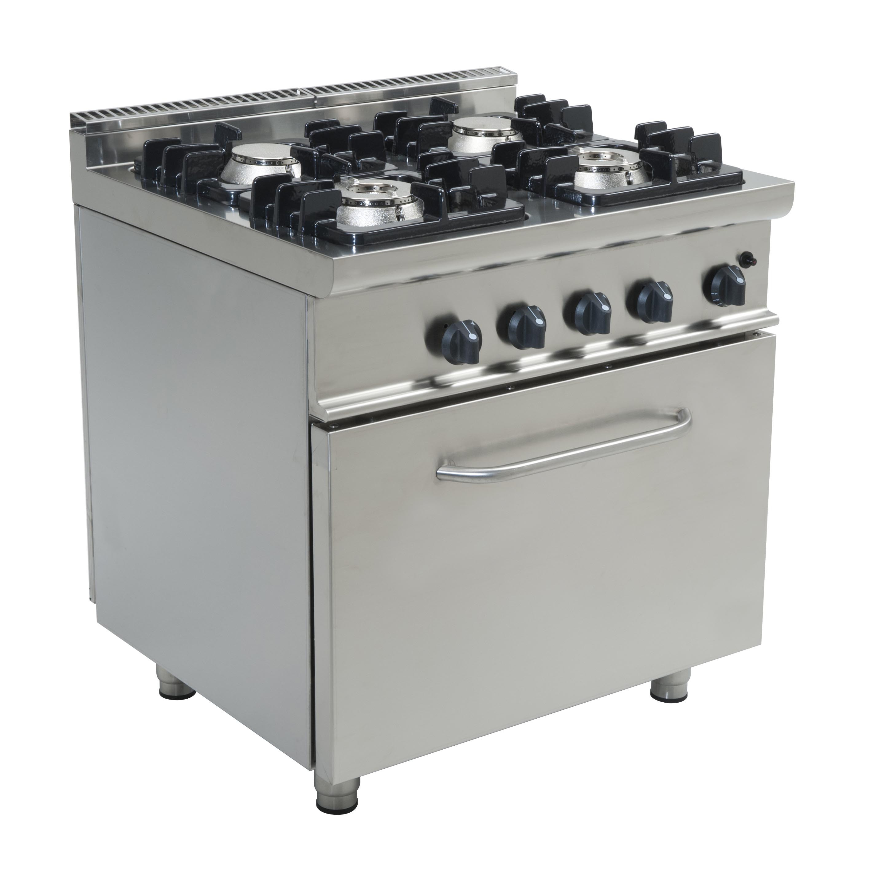 Fourneau tout gaz L2G 4 brûleurs - Puissance totale 31,9 kW