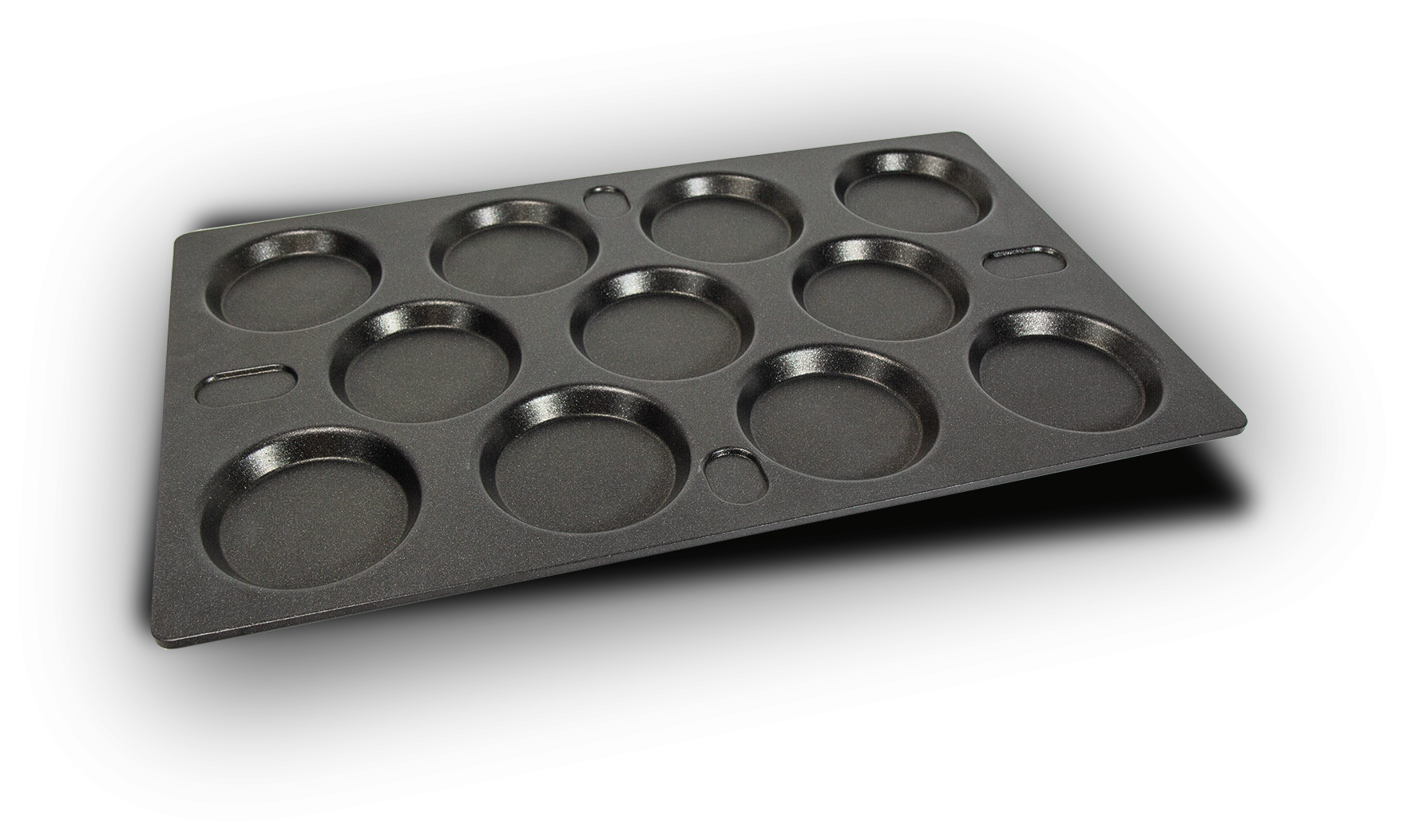 Moule à 6 empreintes GN2/3 L2G - Aluminium teflonné professionnel