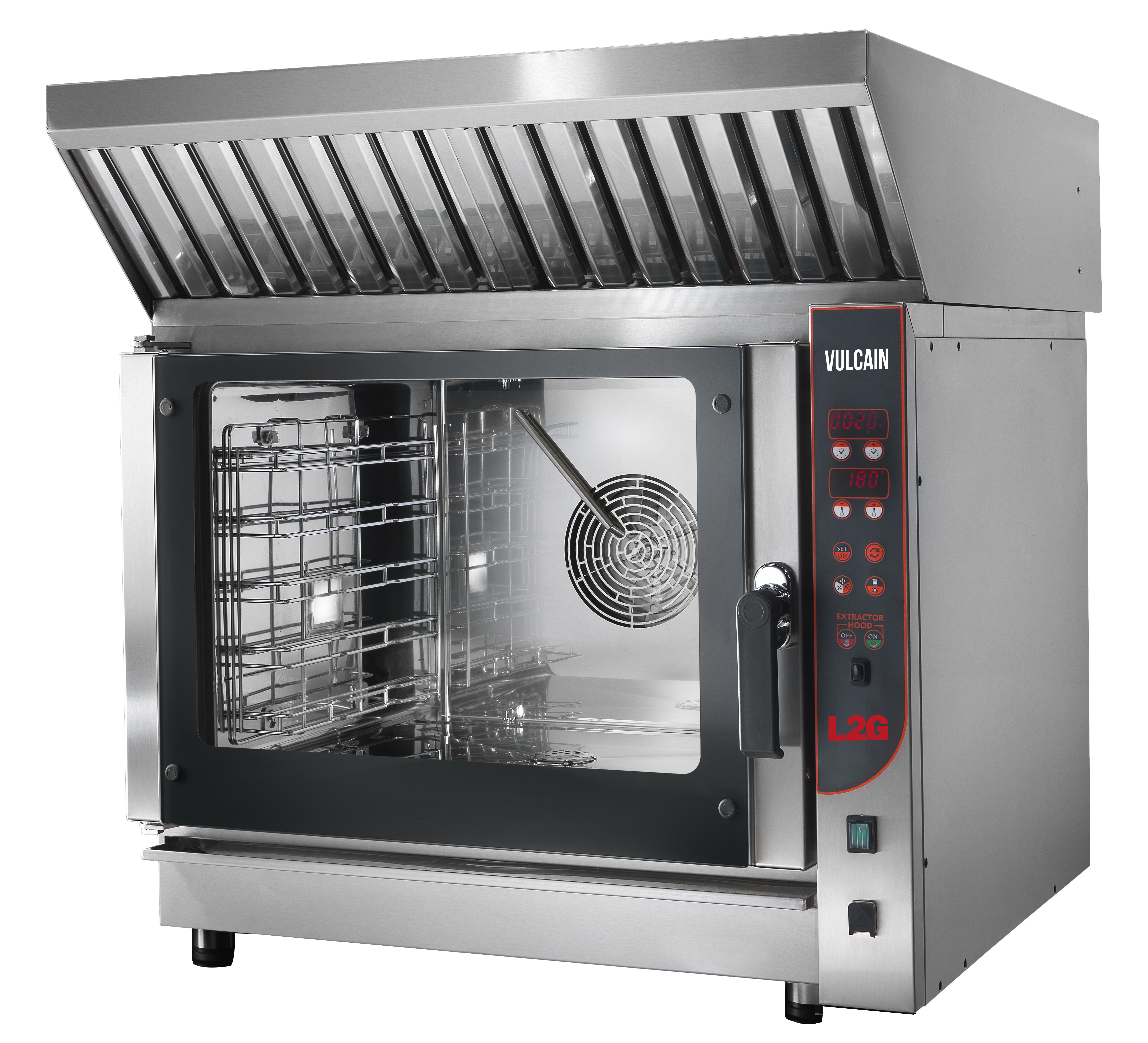 Four mixte programmable L2G Vulcain 5 - 5 niveaux GN1/1 - Cuisine pro