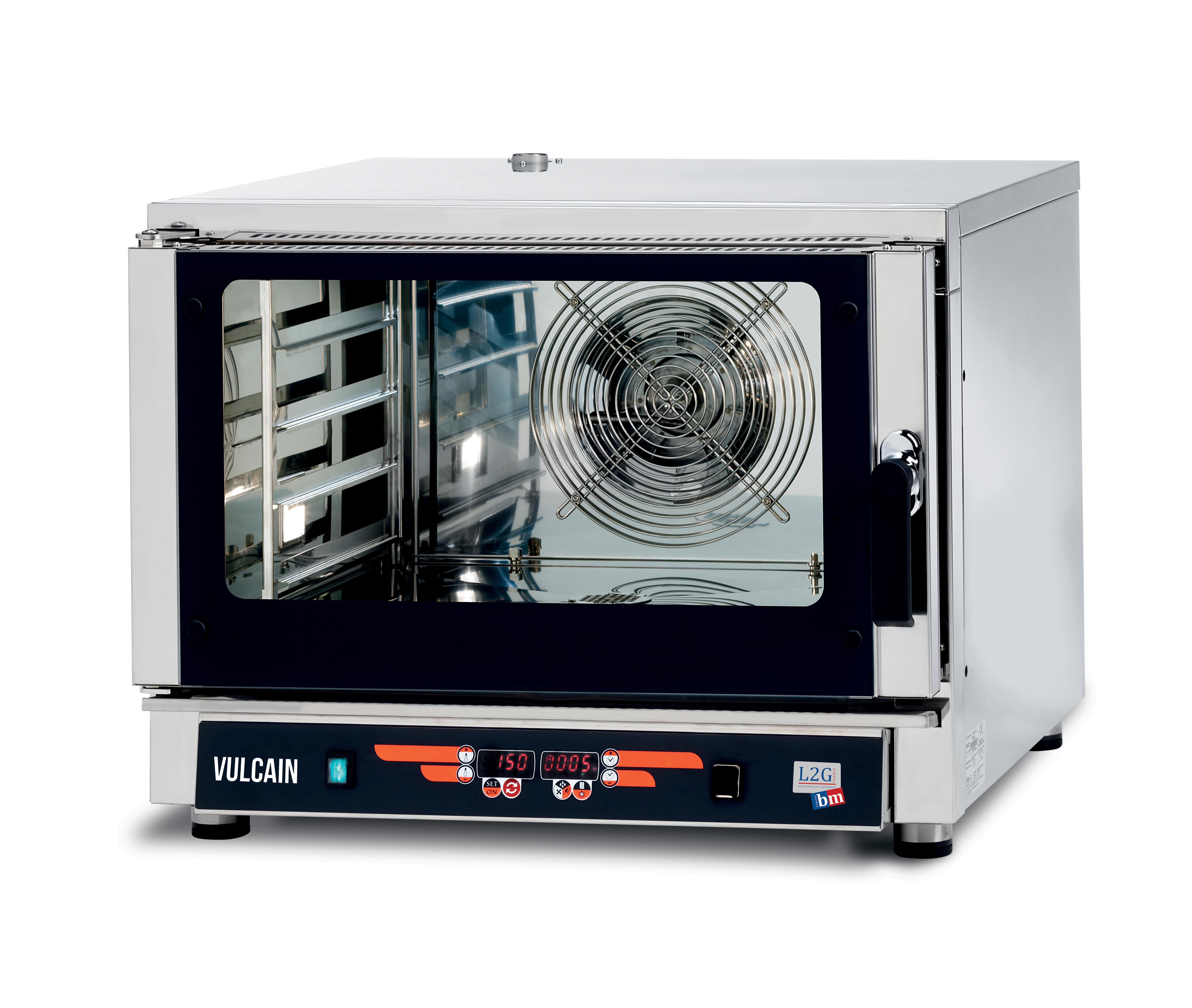 Four mixte L2G Vulcain-4 : 4 niveaux GN1/1, cuisson professionnelle
