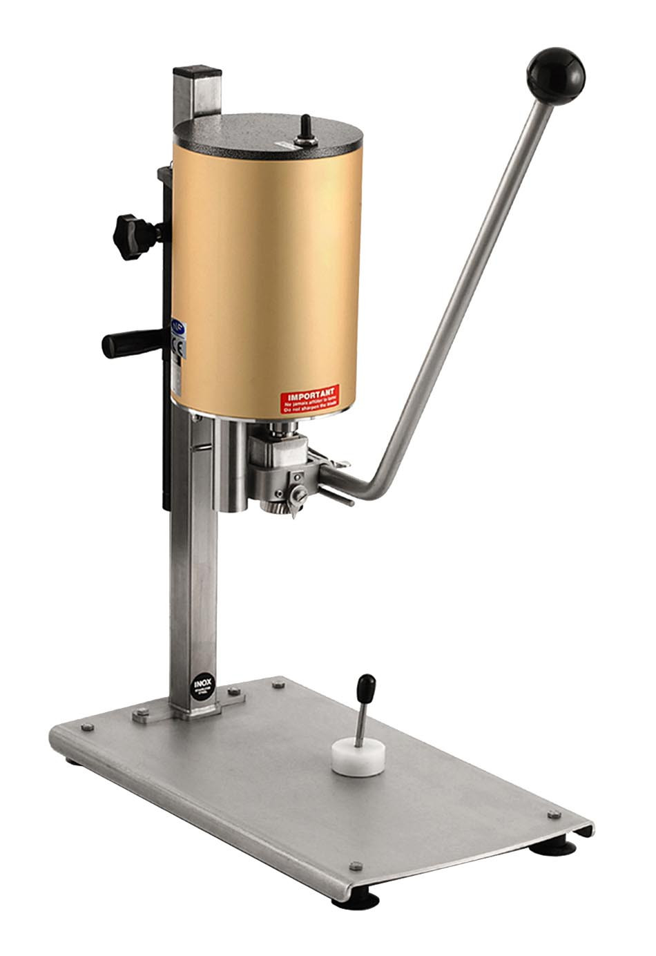 Ouvre-boîte électrique L2G en inox - Professionnel à poser sur table