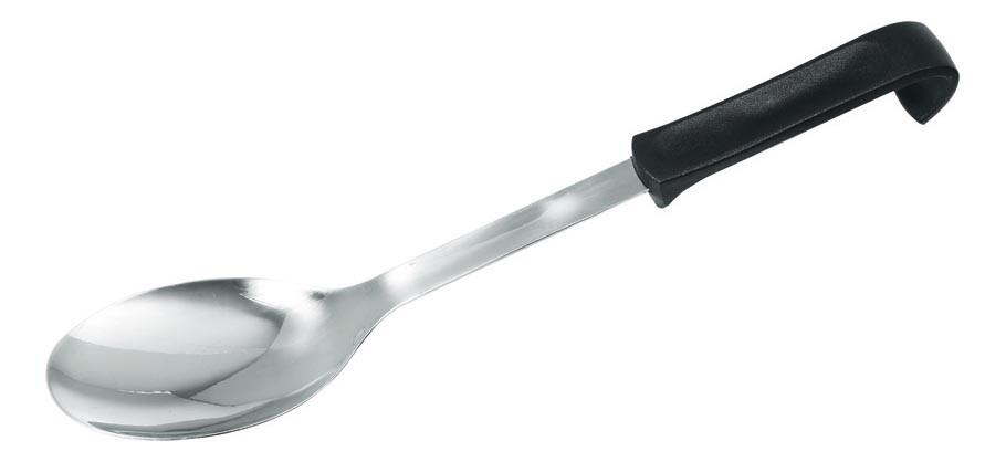 Cuillère de service inox L2G - Manche polypropylène noir - 350mm