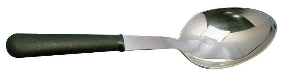 Cuillère à hors-d'œuvre pleine L2G - Manche ergonomique ABS noir