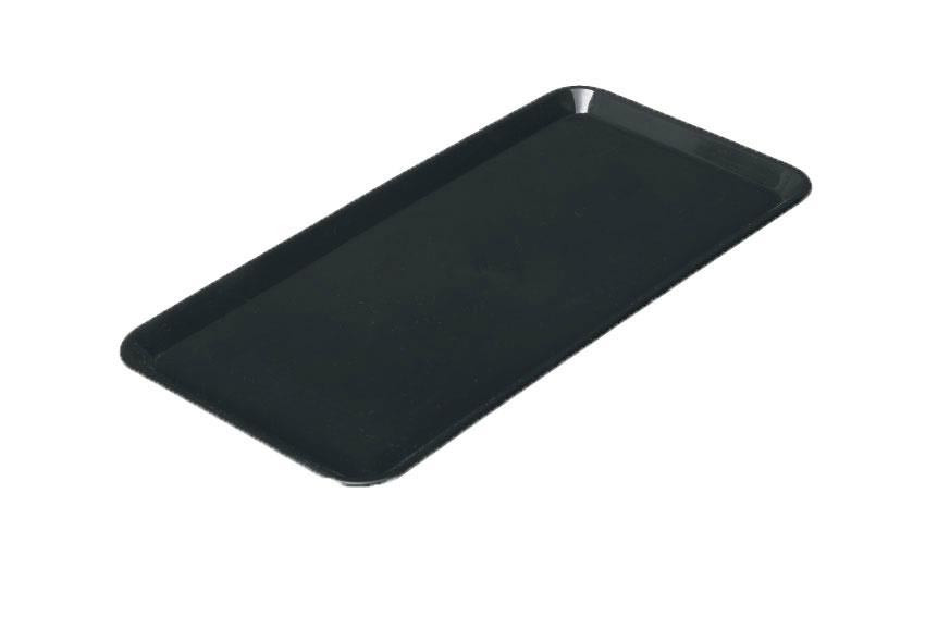 Plateau ABS L2G 400x200 mm Noir - Plateau professionnel HORECA