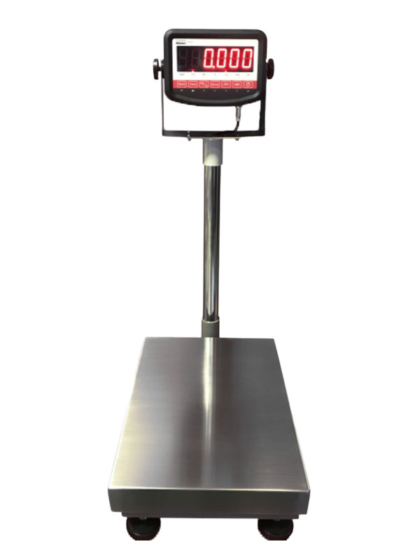 Balance industrielle L2G TSX150 - 60 kg capacité, plateau inox IP54