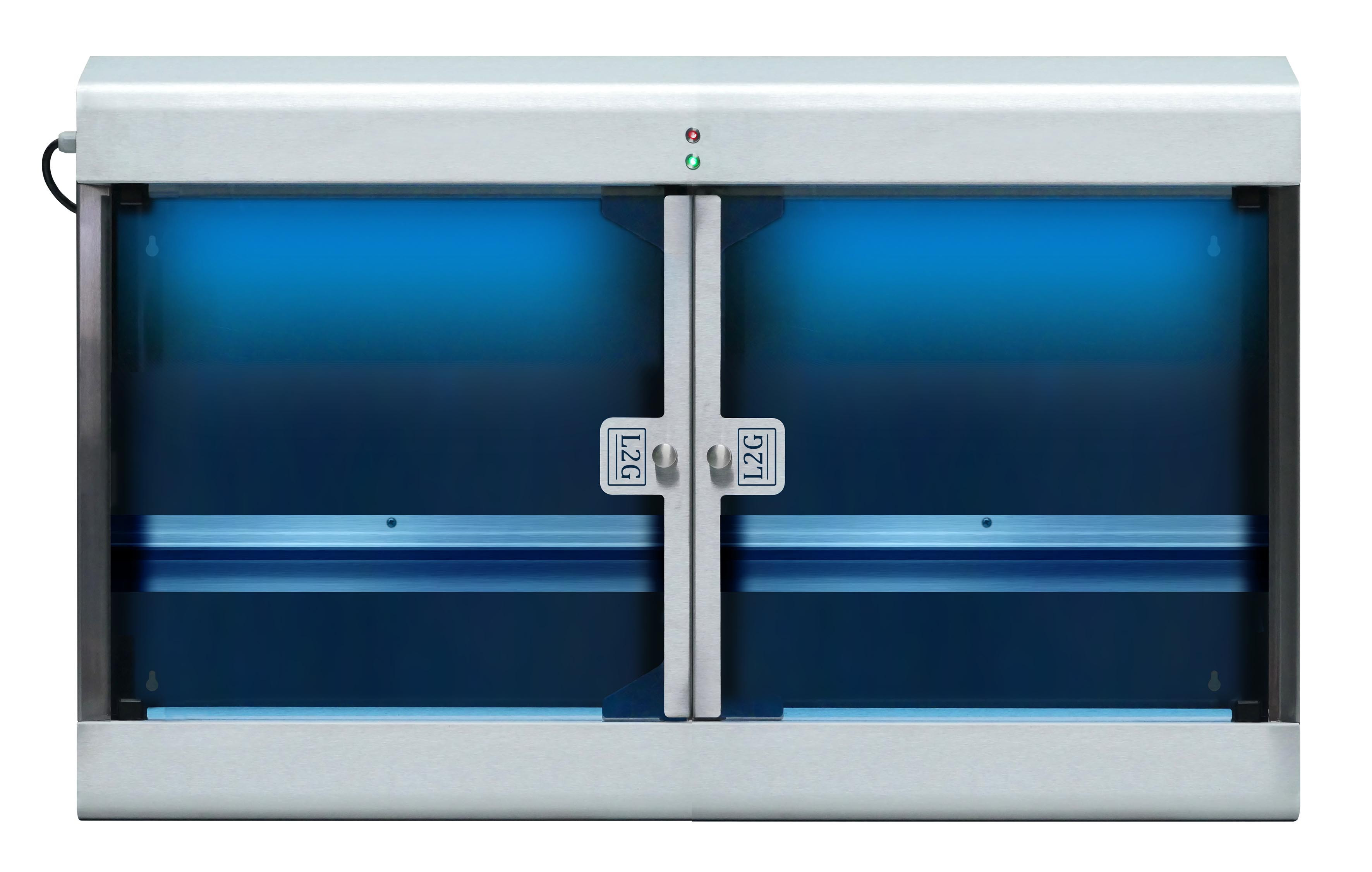 L2G Armoire stérilisation - Toit penté sans minuterie pour 40 couteaux