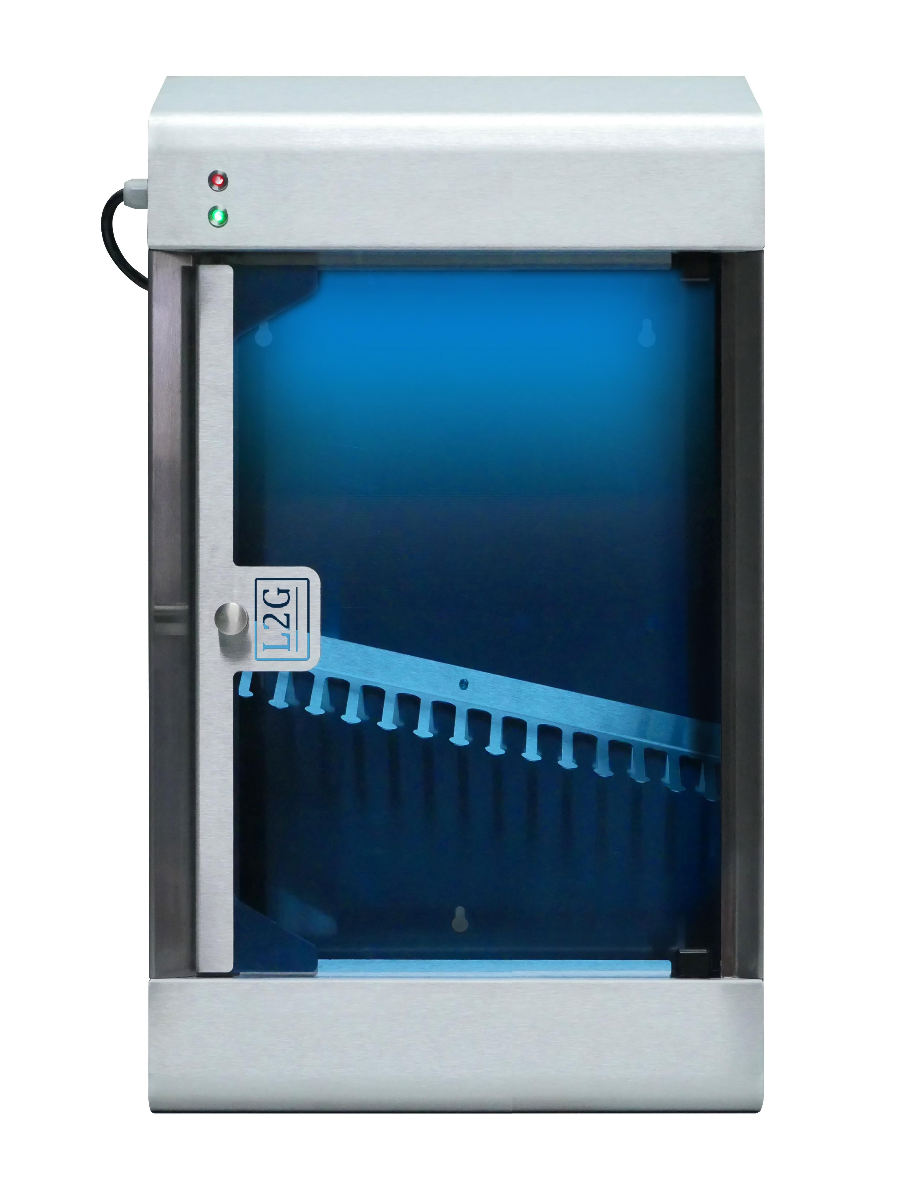 Armoire stérilisation UV L2G - Toit penté automatique pour couteaux