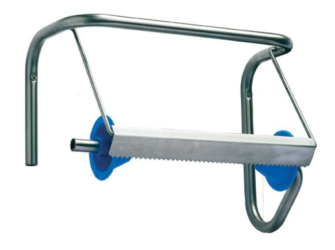 Support mural inox L2G dérouleur bobine L-350 mm - Cuisine pro