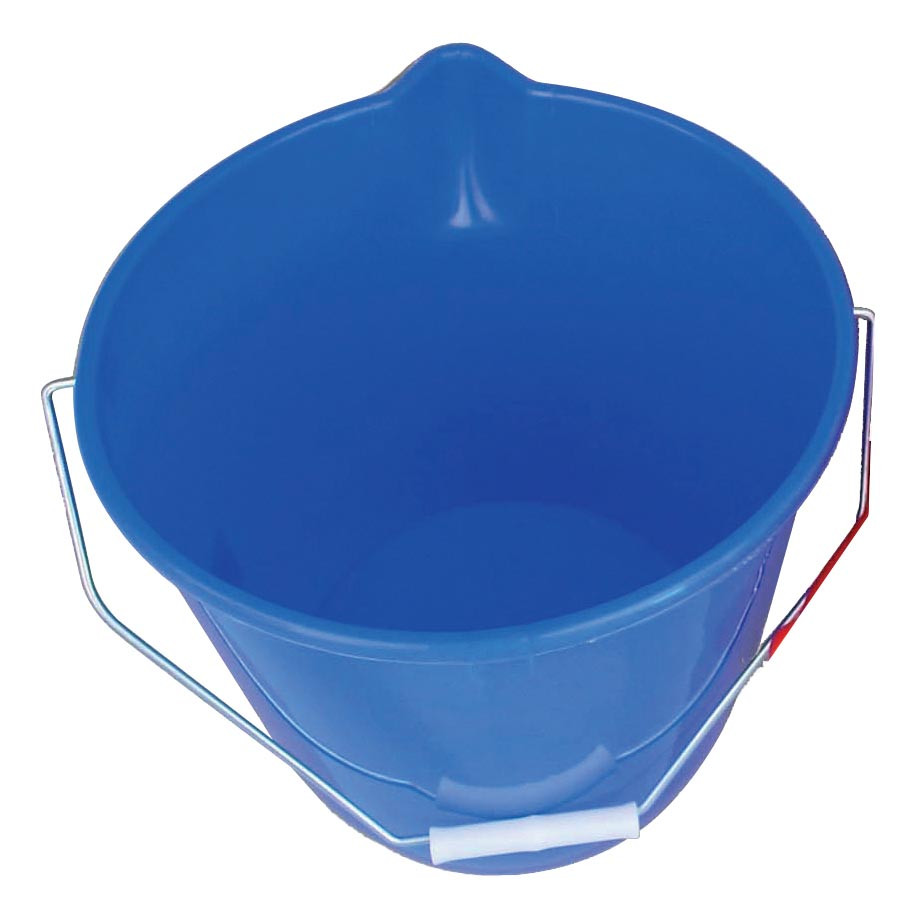 Seau gradué bleu 12L L2G - Bec verseur pour dosage précis des liquides