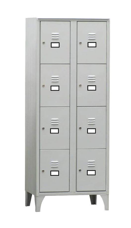 Armoire vestiaire L2G 8 cases - Organisation professionnelle sécurisée