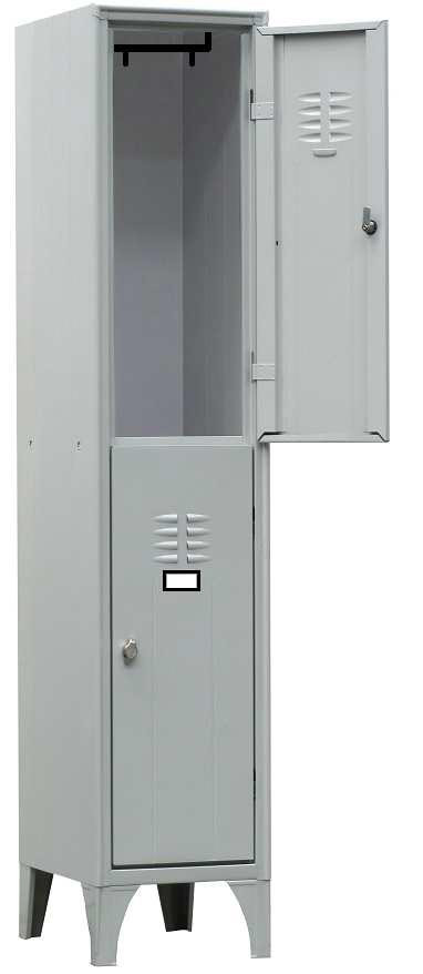 Armoire vestiaire L2G 1 colonne 2 cases - Organisation professionnelle