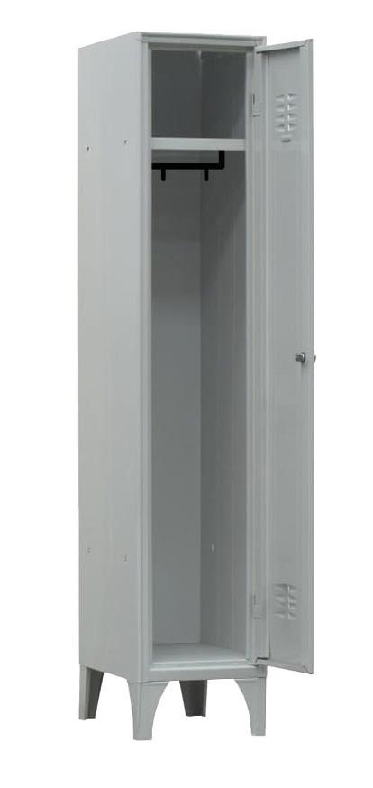 Vestiaire industrie propre L2G - Casier acier sur pieds réglables