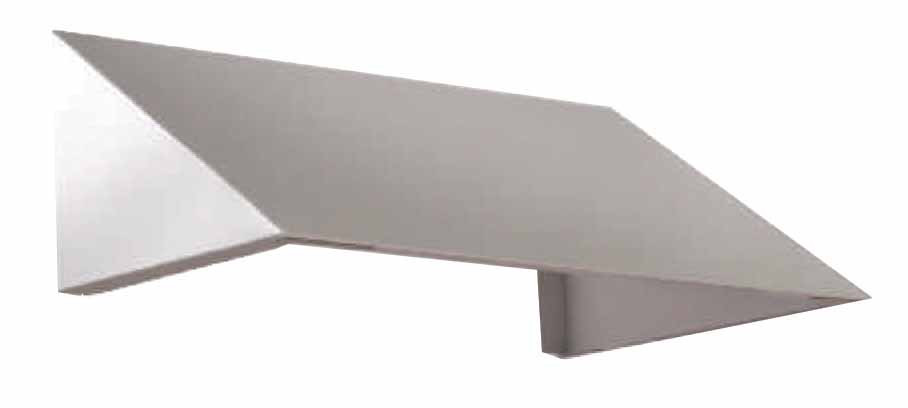 Coiffe L2G pour vestiaire industrie propre - Acier gris RAL 7035