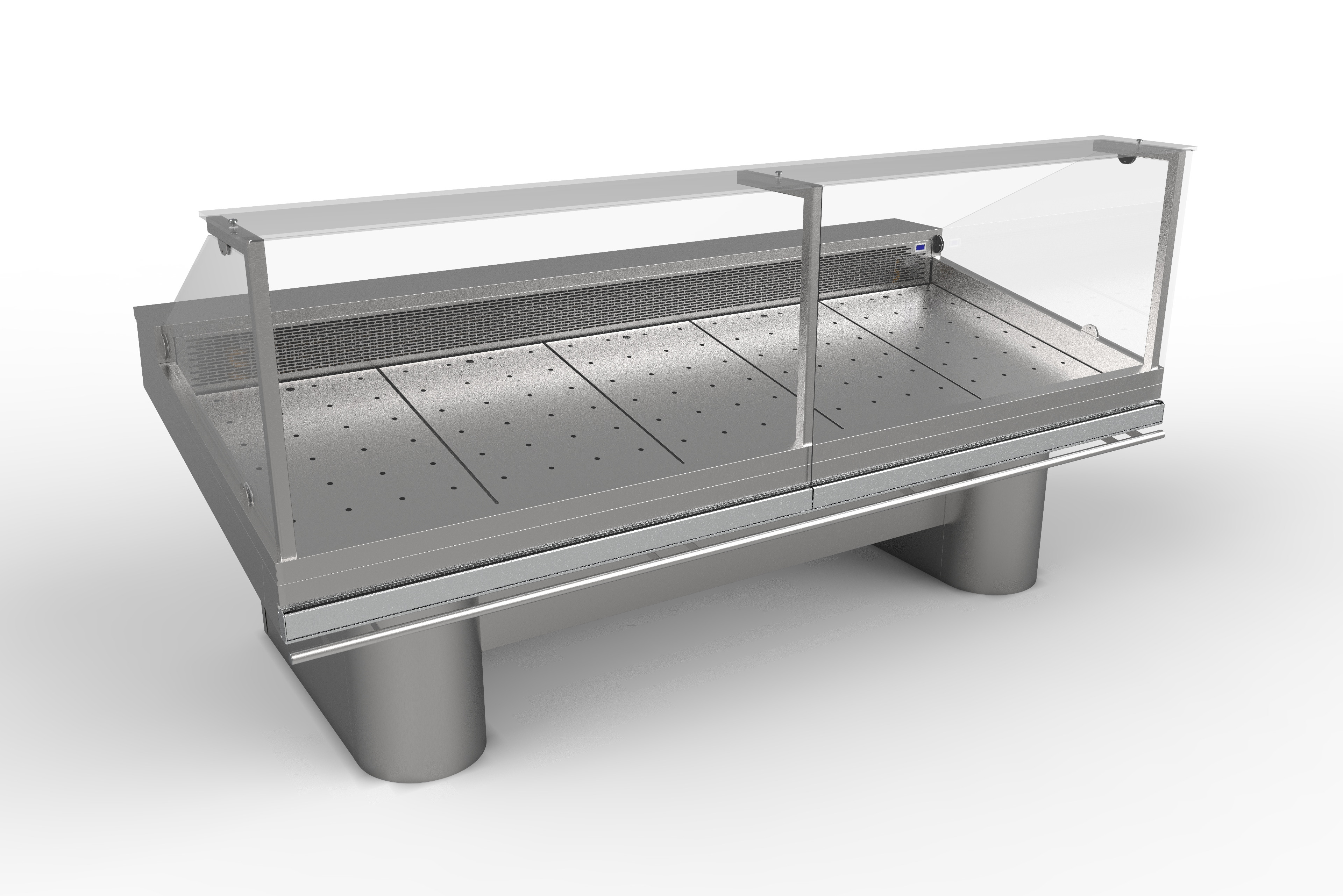 Étal réfrigéré droit L2G - Vitrine professionnelle pour produits frais