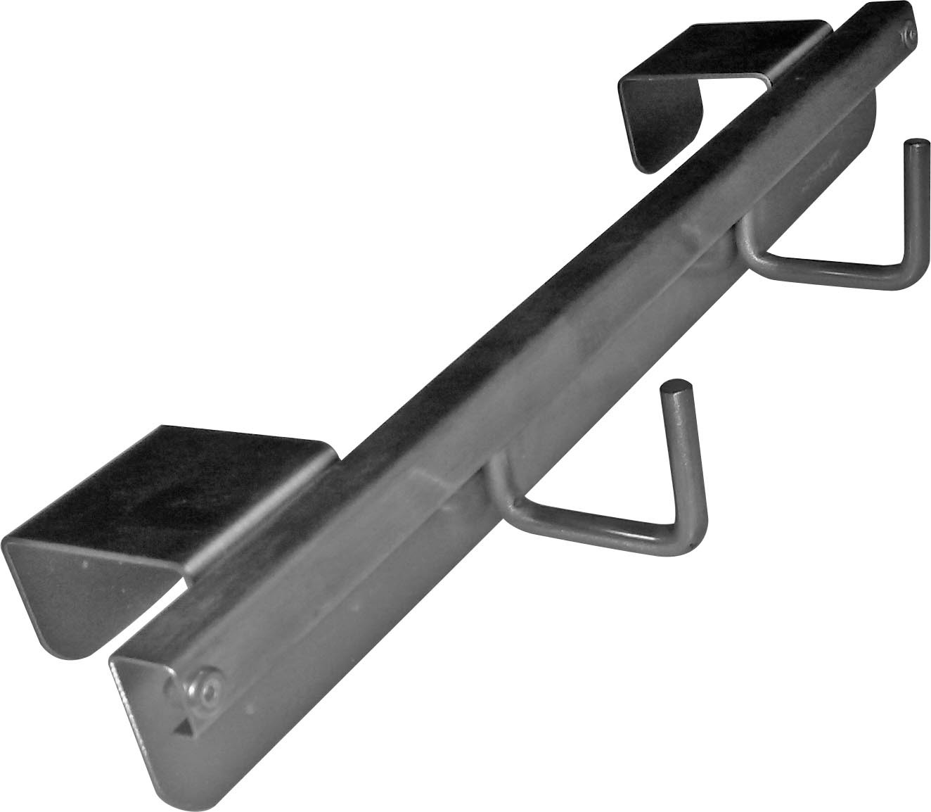 Crochet inox L2G porte-sacs réglable pour étal réfrigéré professionnel