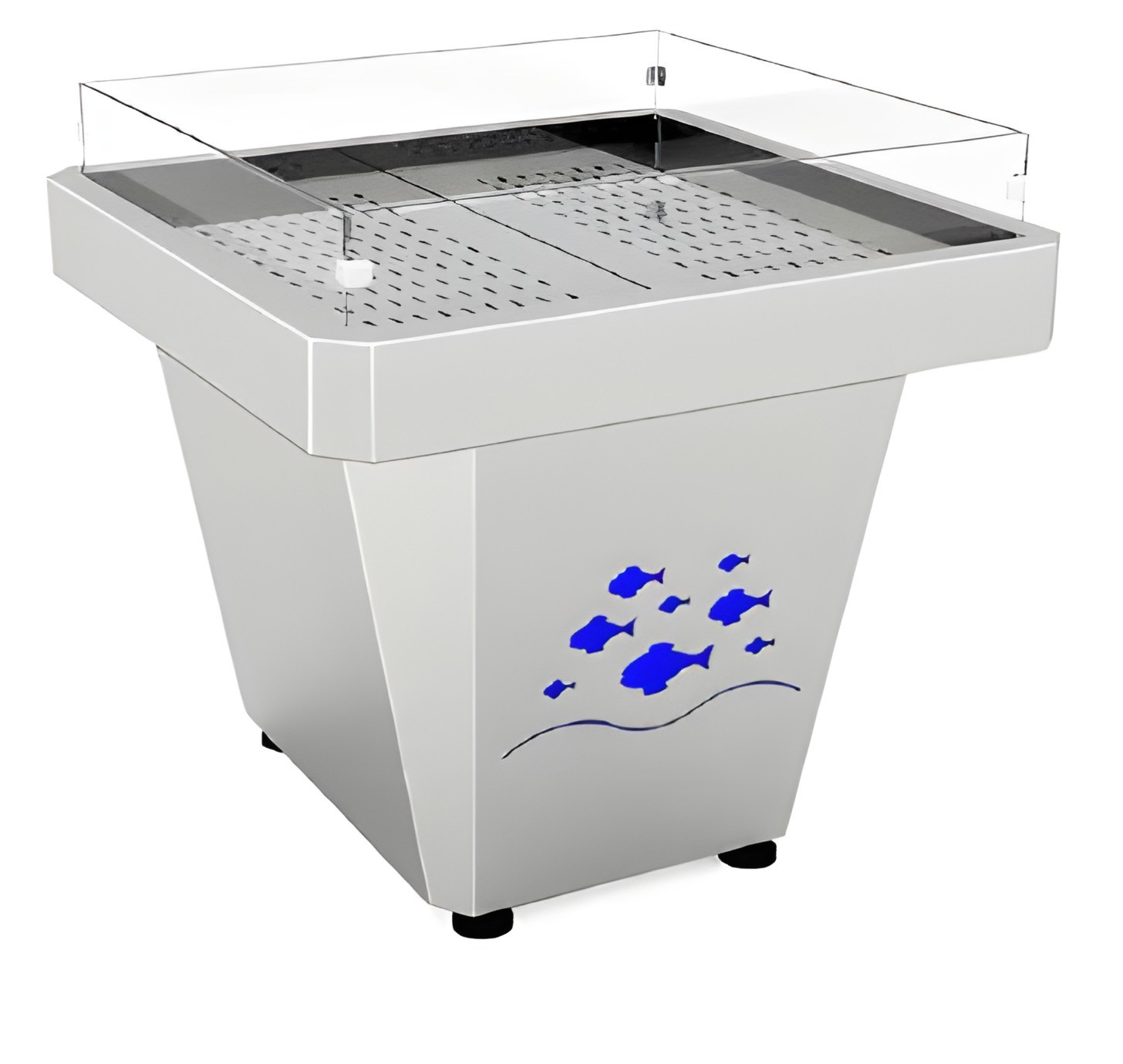 Îlot promotionnel L2G inox 304 - Présentation produits de la mer