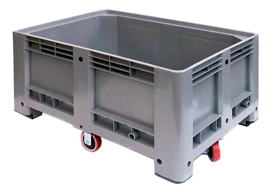 Bac à glace roulant 350L L2G - Stockage professionnel mobile