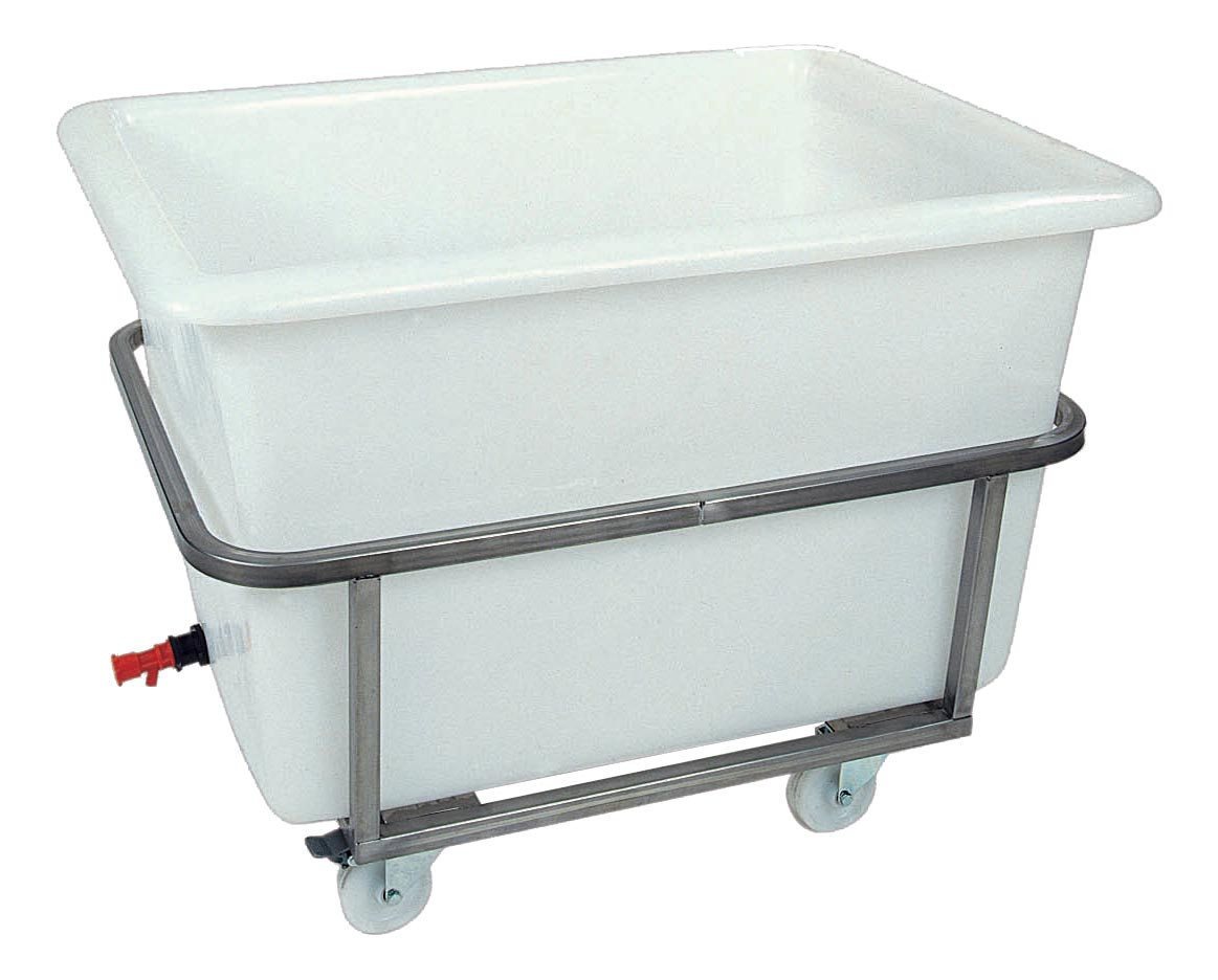 Bac à glace L2G 220 litres - Châssis inox et roulettes pivotantes