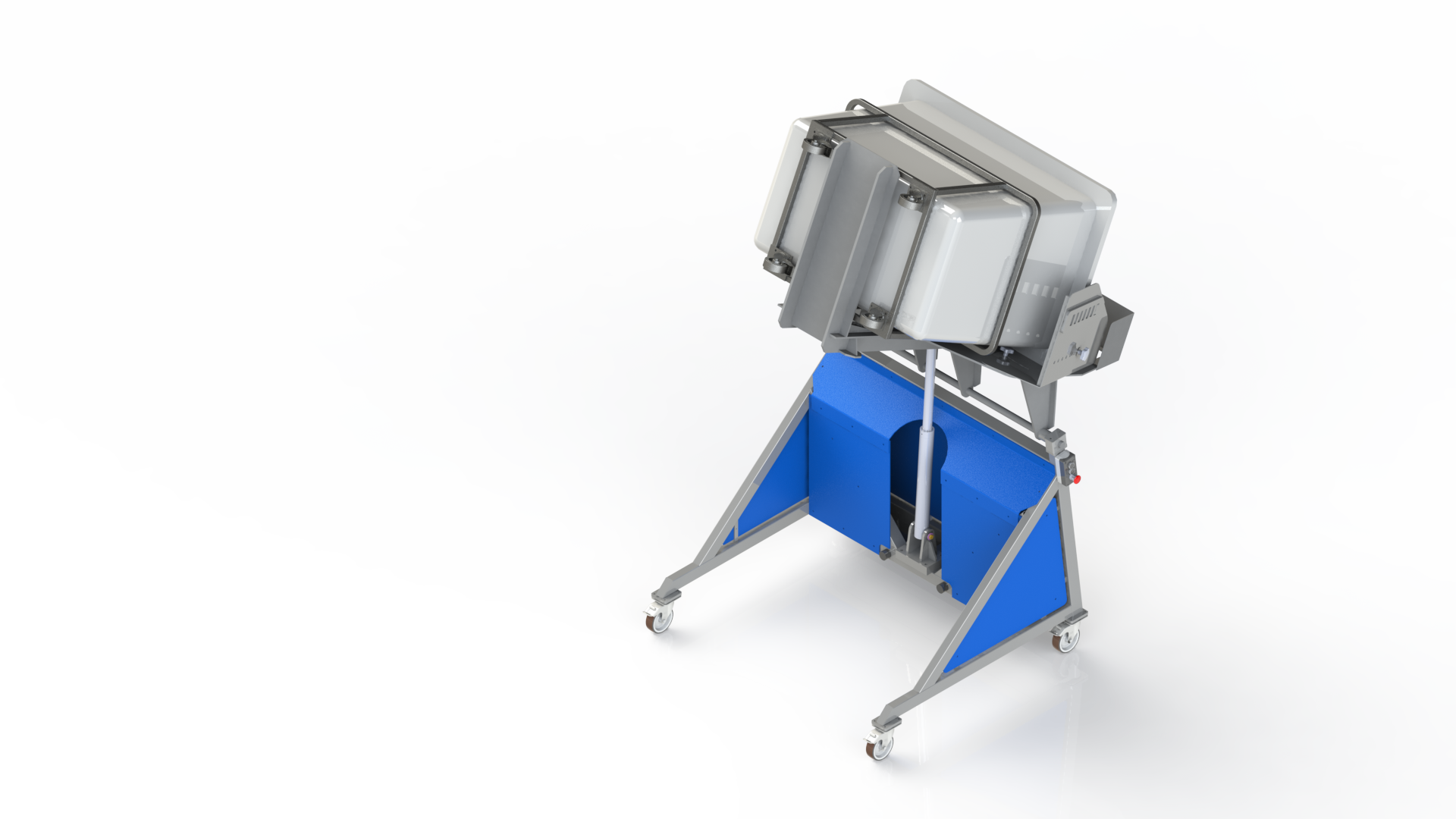 Chariot L2G à batterie pour étal poisson - Chargement glace pilée 500L