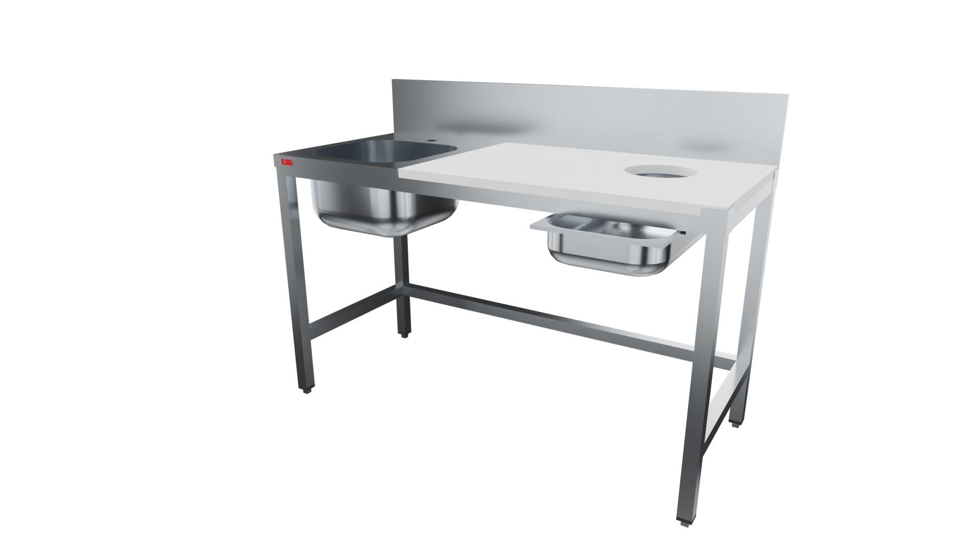 Combiné de préparation poisson mixte L2G - Inox 304 professionnel