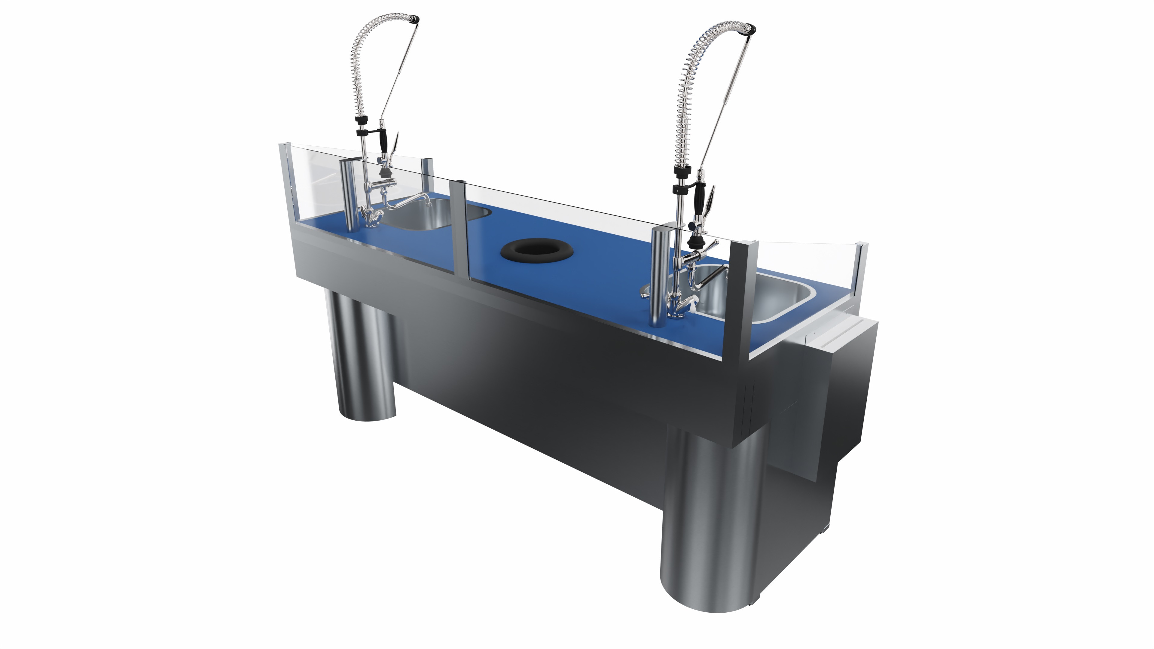 Combine poisson double poste L2G - Équipement CHR professionnel inox