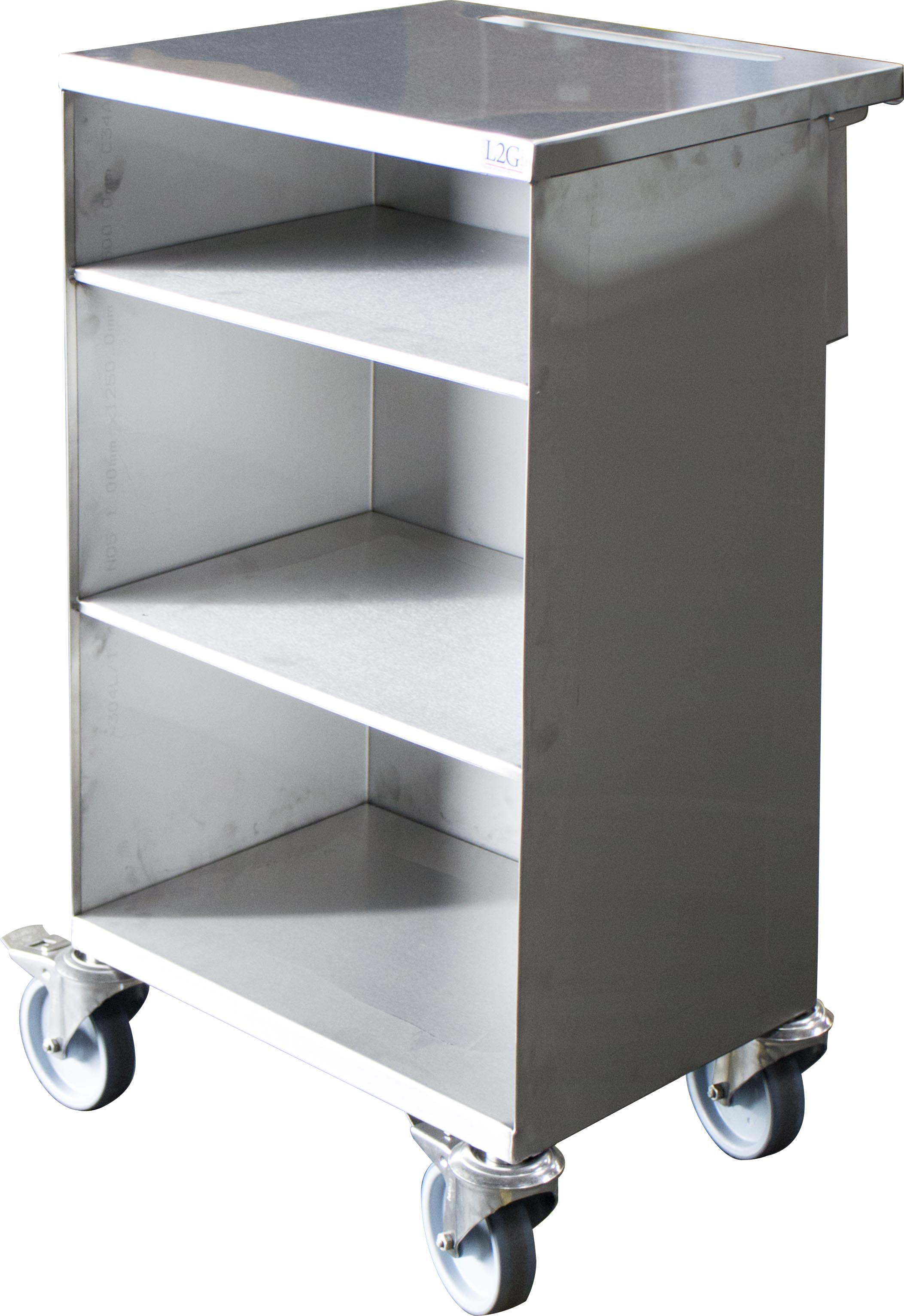 Support Sac Atlantica Roulant L2G - Chariot Inox pour Poissons