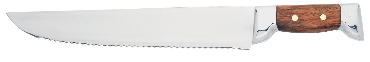 Couteau à poisson L2G - Lame dentelée 40cm & manche palissandre