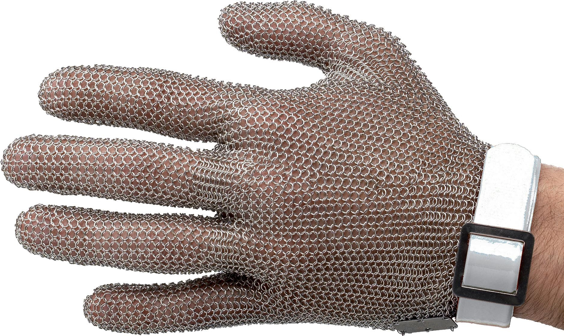 Gant de Protection Cotte de Maille L2G - Taille 7-7.5 Inox Alimentaire