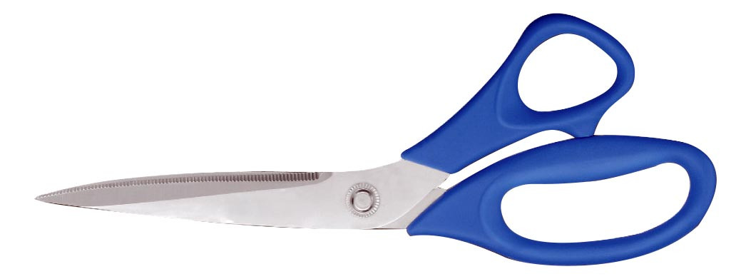 Ciseaux à poisson L2G en inox - Lame large crantée 220 mm