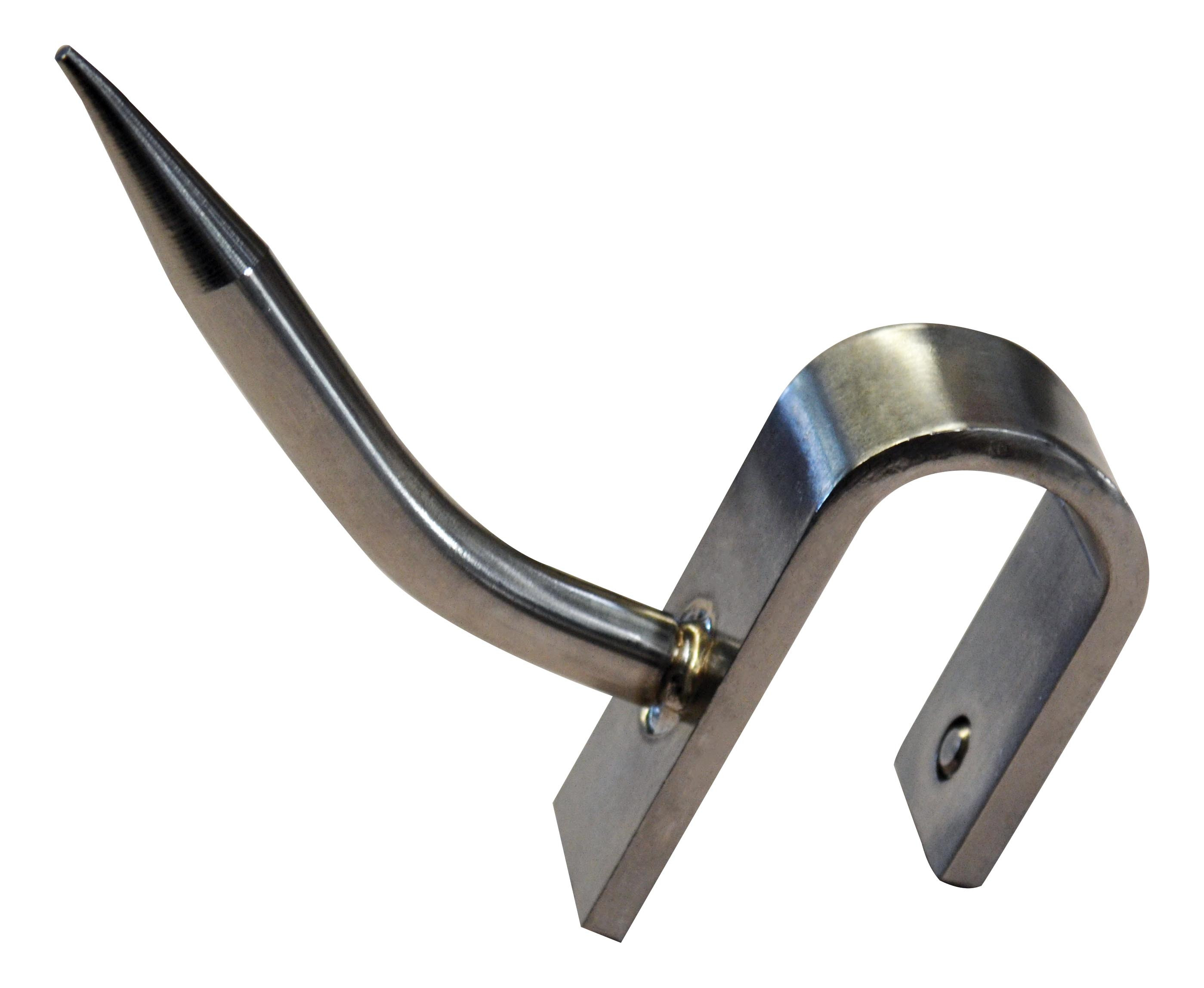 Crochet tournant inox 304 pour barre 75x30mm - L2G - 300kg