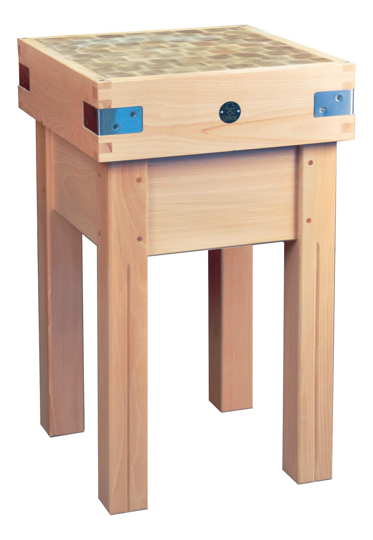 Billot bois L2G avec tiroir - Billot de boucher professionnel