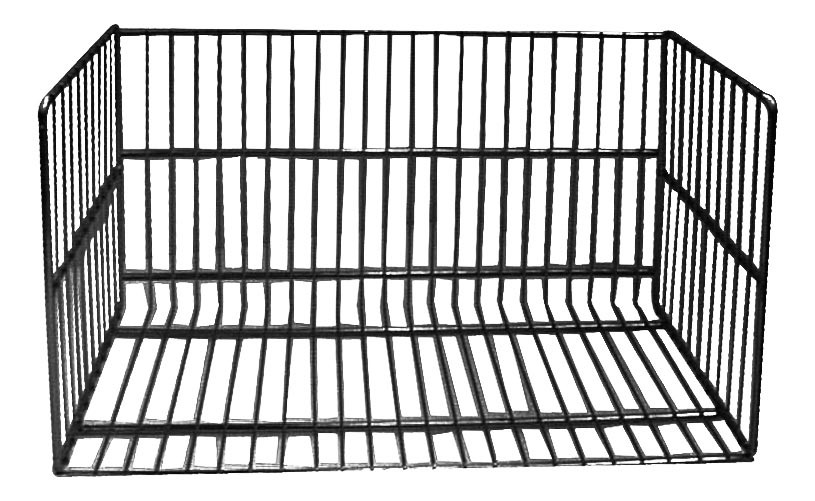 Panier à barquettes inox L2G - Rangement mural CHR pour restaurants