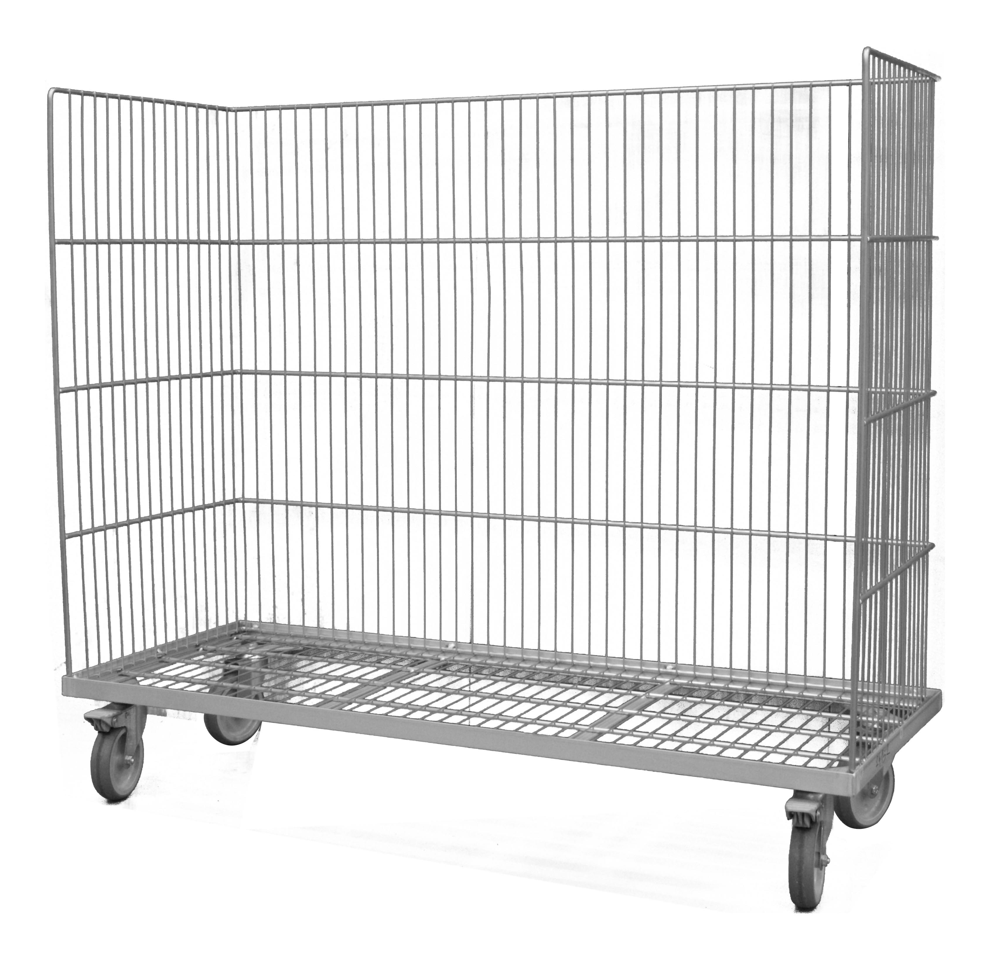 Chariot panier boucherie L2G - Roulettes freins pour barquettes