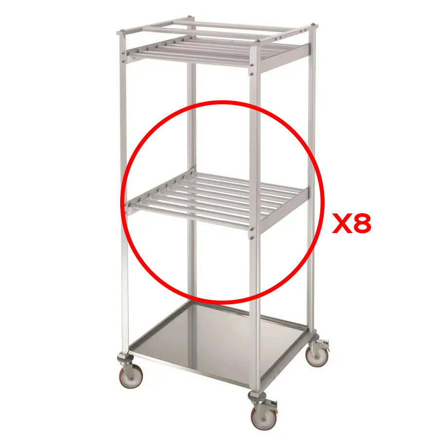 Barre d'accroche L2G - Accessoire chariot séchage charcuterie 700mm