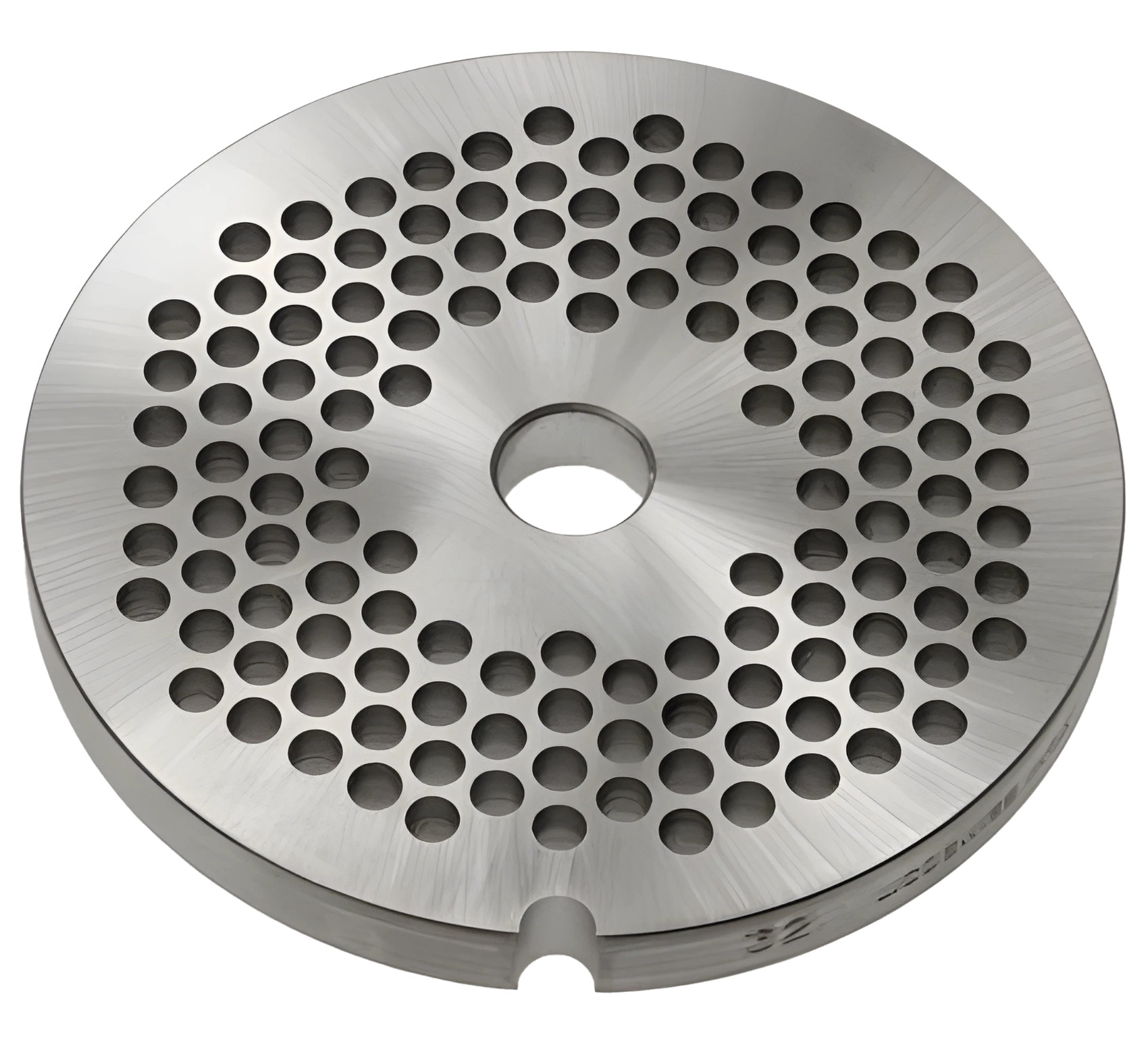 Plaque inox N°32 L2G - Hachoir simple coupe 6mm pour boucherie