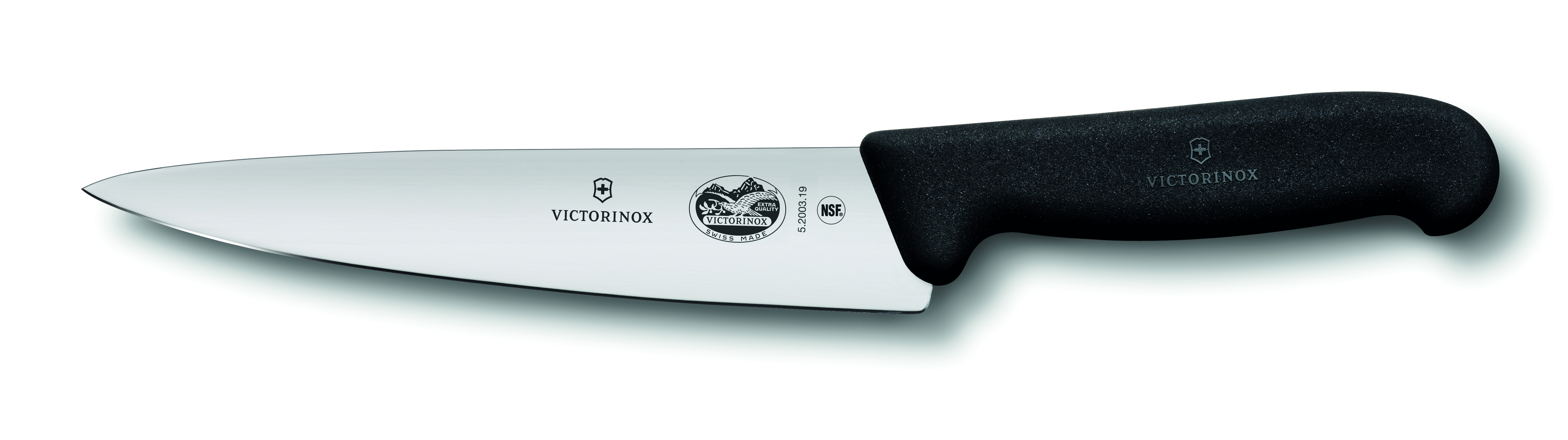 Couteau à découper Victorinox - Lame 19 cm manche noir ergonomique