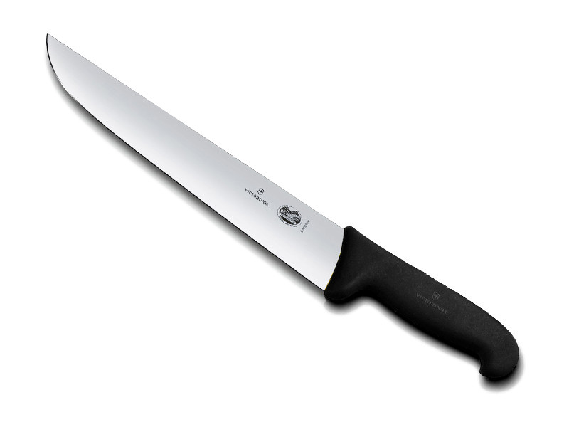 Couteau Boucher Victorinox - Lame 36 cm - Manche Noir Ergonomique